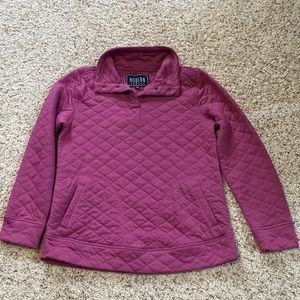 Modern Canvas size small 1/4 button sweater